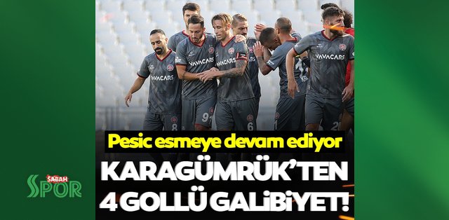 Fatih Karagümrük’ün konuğu Adana Demirspor 4 golle mağlup etti!